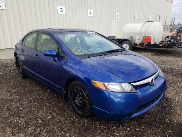 2HGFA16886H004782 - 2006 HONDA CIVIC EX BLUE photo 1