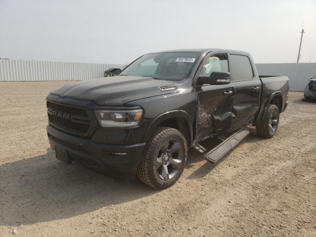 1C6SRFFT9NN250969 - 2022 RAM 1500 BIG H BLACK photo 2