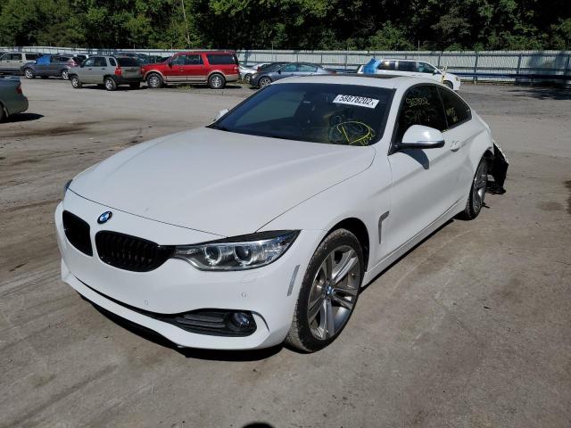 WBA3R5C57GK373703 - 2016 BMW 435 XI WHITE photo 2