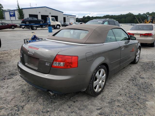 WAUDT48H56K011158 - 2006 AUDI A4 QUATTRO BEIGE photo 4