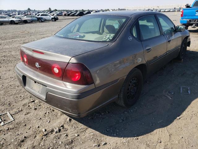 2G1WF52E039199908 - 2003 CHEVROLET IMPALA TAN photo 4