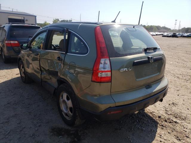 5J6RE48319L046005 - 2009 HONDA CR-V LX GREEN photo 3