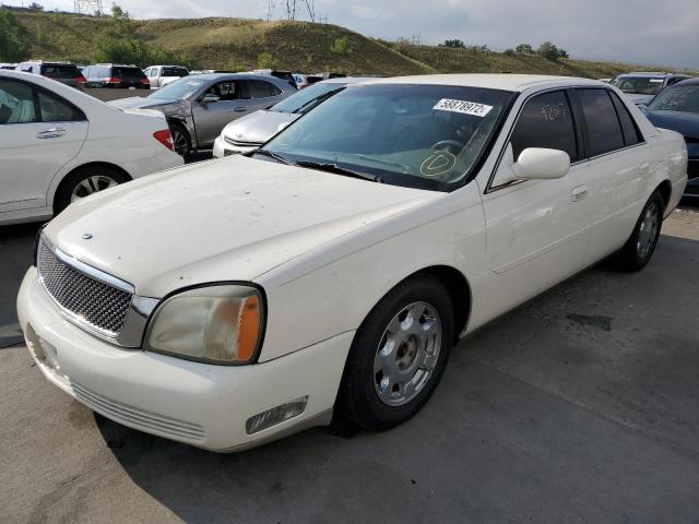 1G6KD54Y2YU265181 - 2000 CADILLAC DEVILLE WHITE photo 2