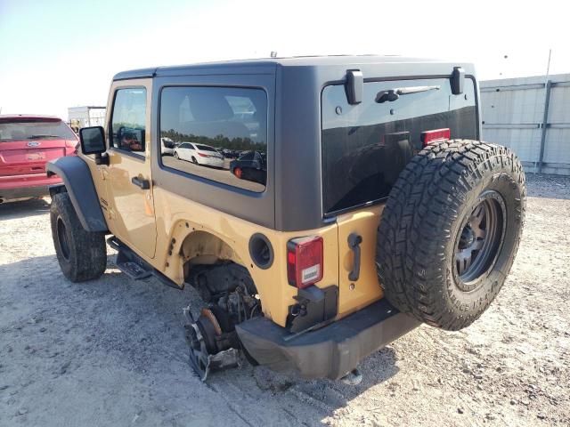 1C4AJWAG5DL619035 - 2013 JEEP WRANGLER S TAN photo 3
