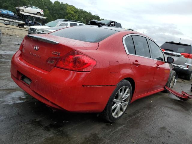 JN1CV6AP2AM407487 - 2010 INFINITI G37 BASE RED photo 4