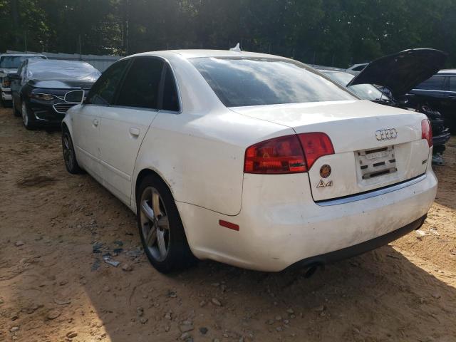 WAUAH78E17A219573 - 2007 AUDI A4 3.2 WHITE photo 3