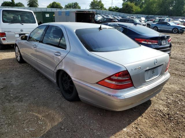 WDBNG70J93A357595 - 2003 MERCEDES-BENZ S 430 SILVER photo 3