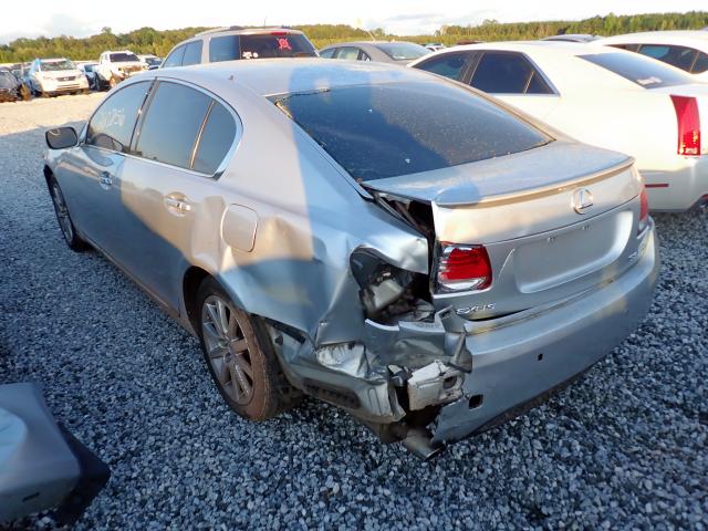 JTHBH96S165040662 - 2006 LEXUS GS 300 SILVER photo 3