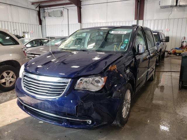 2C4RC1GG6FR553645 - 2015 CHRYSLER TOWN & COU BLUE photo 2