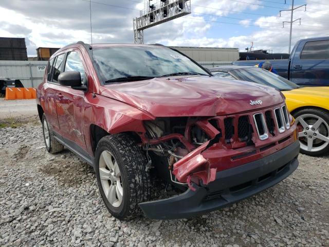 1C4NJCBA5CD550740 - 2012 JEEP COMPASS SP RED photo 1