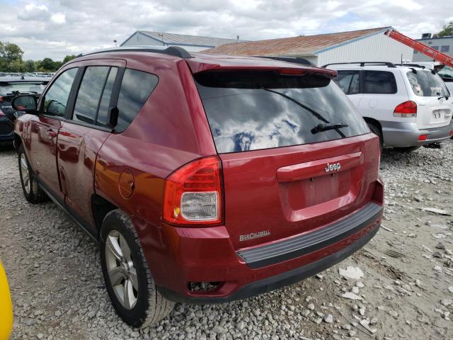 1C4NJCBA5CD550740 - 2012 JEEP COMPASS SP RED photo 3