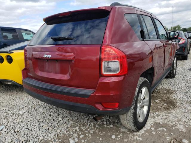 1C4NJCBA5CD550740 - 2012 JEEP COMPASS SP RED photo 4