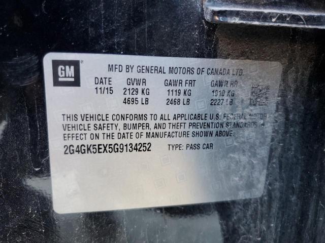 2G4GK5EX5G9134252 - 2016 BUICK REGAL 黑色 照片 10