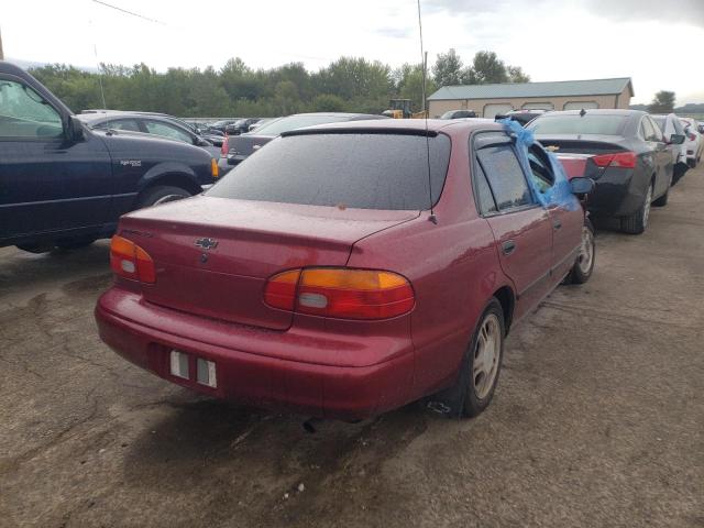 1Y1SK5285YZ422268 - 2000 CHEVROLET GEO PRIZM Qırmızı foto 4