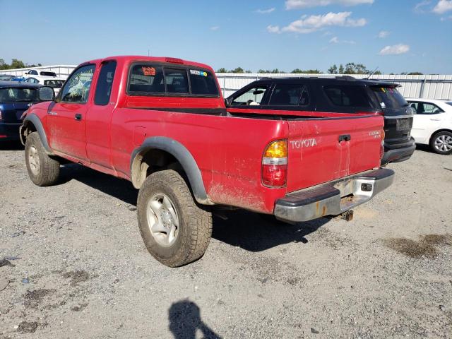 5TEWN72N42Z014774 - 2002 TOYOTA TACOMA XTR RED photo 3