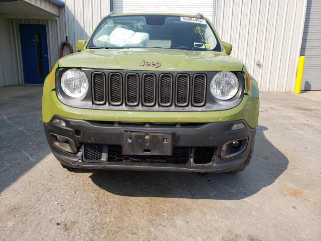 ZACCJBBTXGPC99739 - 2016 JEEP RENEGADE L GREEN photo 9