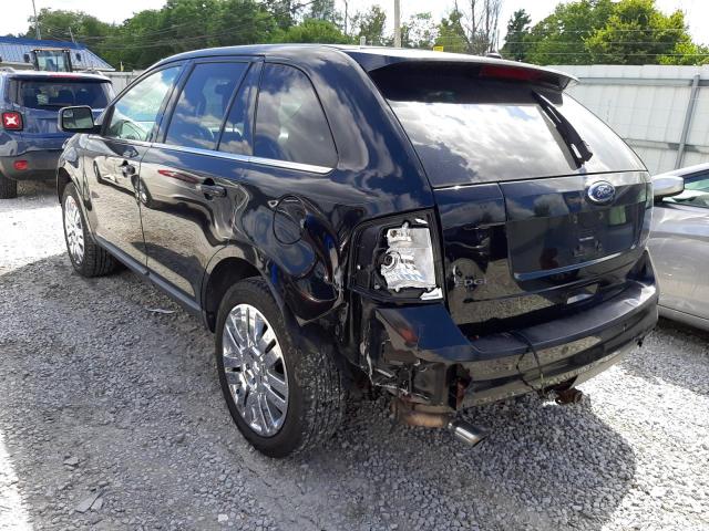 2FMDK49C99BA41704 - 2009 FORD EDGE LIMIT BLACK photo 3