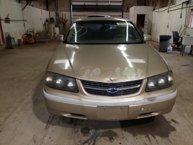 2G1WF52E959103020 - 2005 CHEVROLET IMPALA GOLD photo 9