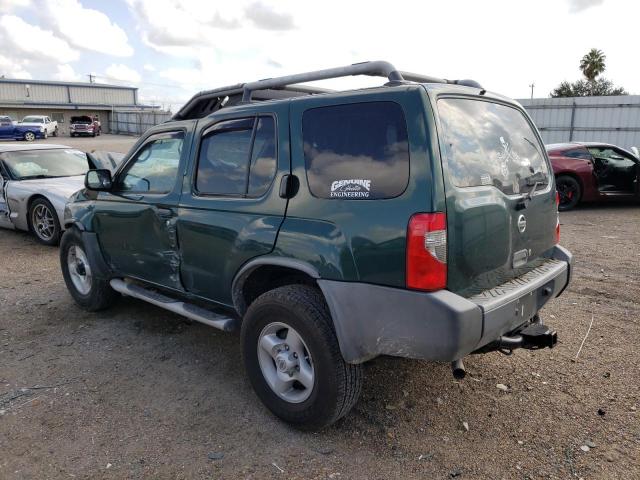 5N1ED28Y82C515969 - 2002 NISSAN XTERRA XE GREEN photo 3