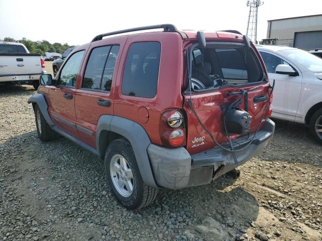 1J4GL48K57W540397 - 2007 JEEP LIBERTY SP RED photo 3