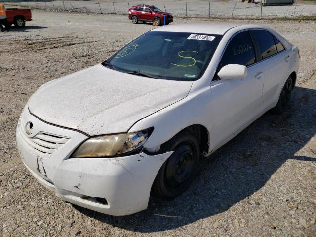 4T1BE46K17U718665 - 2007 TOYOTA CAMRY CE WHITE photo 2