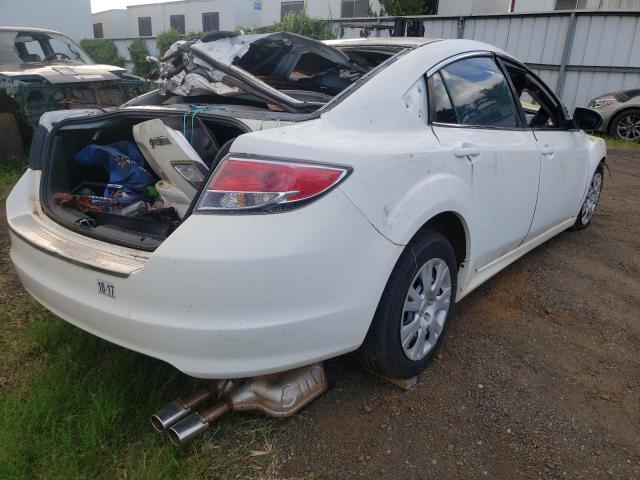 1YVHZ8BH3A5M37788 - 2010 MAZDA 6 I WHITE photo 4