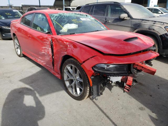 2C3CDXHG0NH168904 - 2022 DODGE CHARGER GT RED photo 1