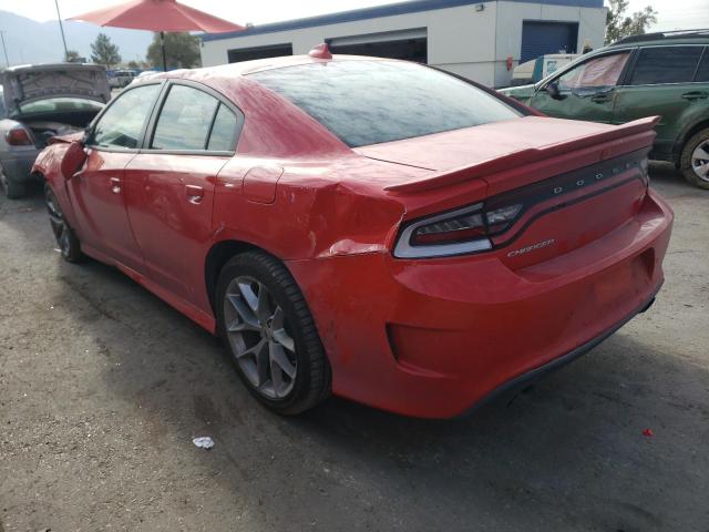 2C3CDXHG0NH168904 - 2022 DODGE CHARGER GT RED photo 3