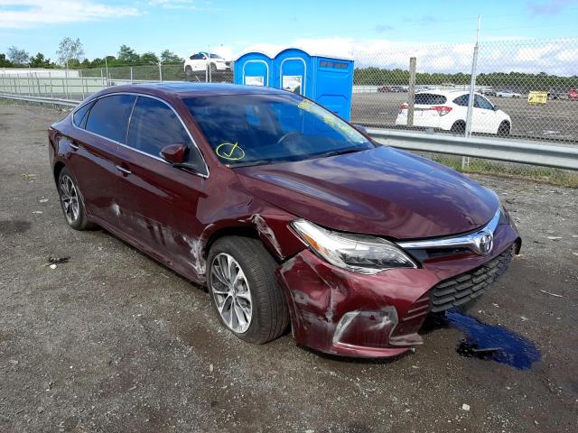 4T1BK1EB3GU200565 - 2016 TOYOTA AVALON XLE RED photo 1