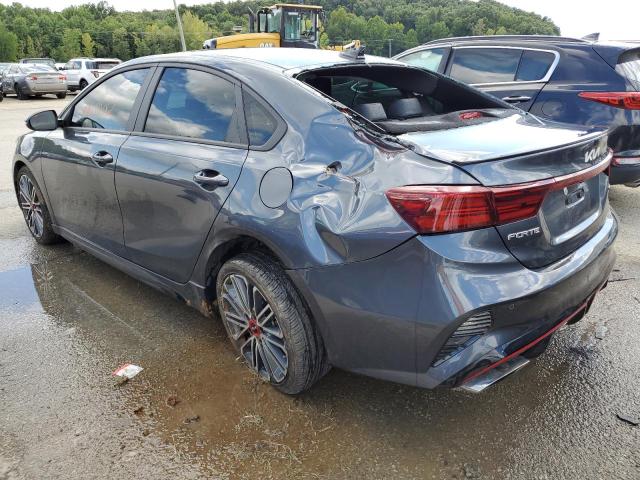 3KPF44AC4NE449369 - 2022 KIA FORTE GT GRAY photo 3