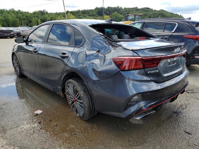 3KPF44AC4NE449369 - 2022 KIA FORTE GT GRAY photo 9