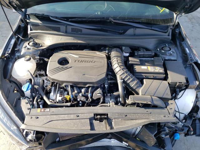 3KPF44AC6NE476430 - 2022 KIA FORTE GT GRAY photo 7