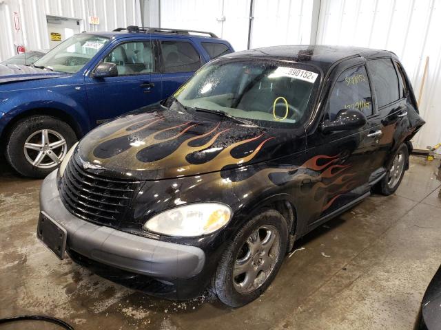 3C8FY4BB91T603816 - 2001 CHRYSLER PT CRUISER BLACK photo 2