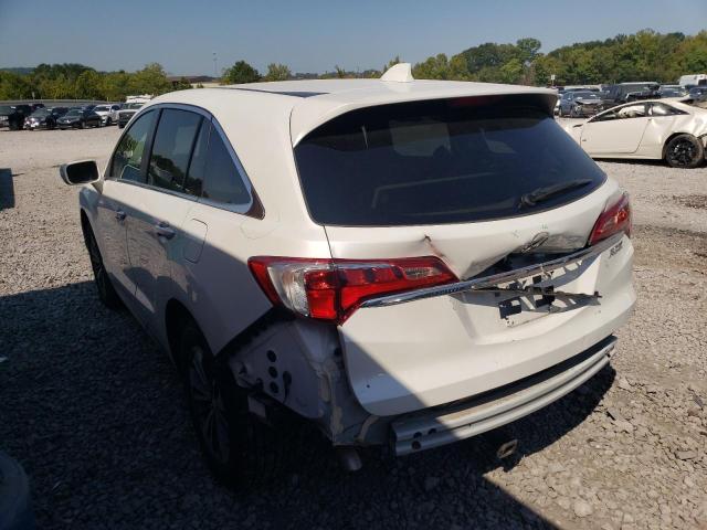 5J8TB3H51JL006531 - 2018 ACURA RDX TECHNO WHITE photo 3