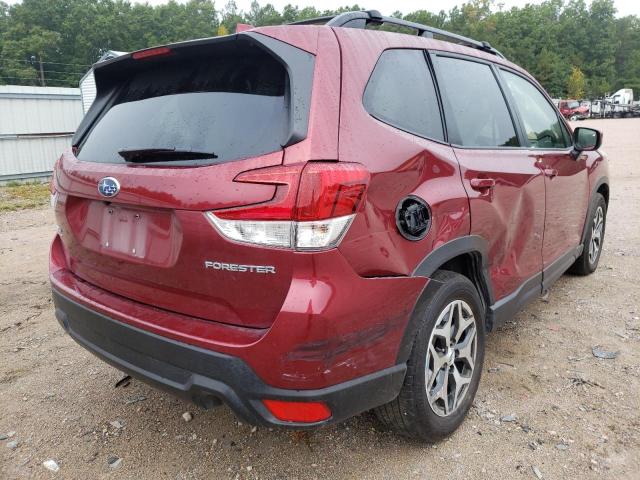 JF2SKAJC4MH564034 - 2021 SUBARU FORESTER P RED photo 4