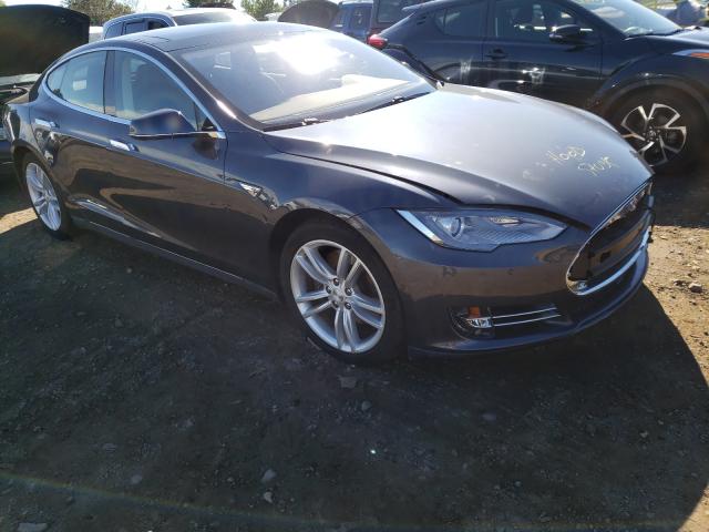 5YJSA1H28FFP71317 - 2015 TESLA MODEL S 85 CHARCOAL photo 1