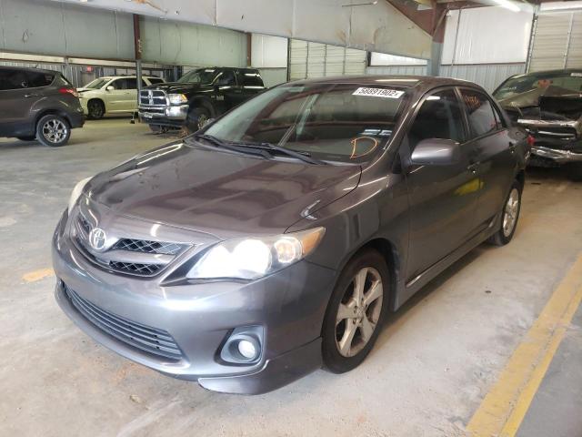 2T1BU4EE2BC661756 - 2011 TOYOTA COROLLA BA CHARCOAL photo 2