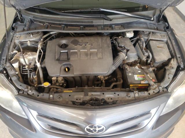 2T1BU4EE2BC661756 - 2011 TOYOTA COROLLA BA CHARCOAL photo 7