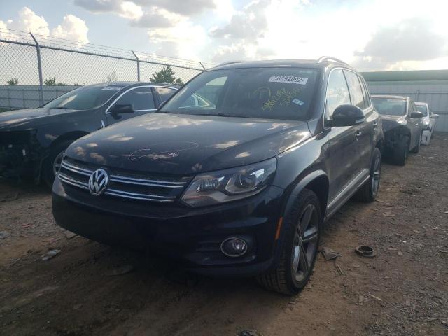 WVGTV7AX9HW504540 - 2017 VOLKSWAGEN TIGUAN SPO BLACK photo 2