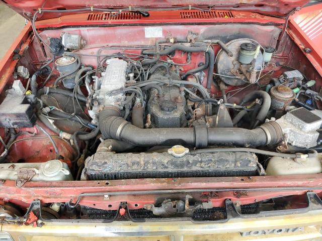 JT4RN62S1H0162306 - 1987 TOYOTA 4RUNNER RN RED photo 7