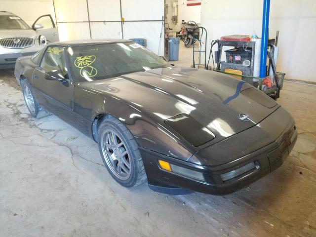 1G1YY2381M5103115 - 1991 CHEVROLET CORVETTE BLACK photo 1