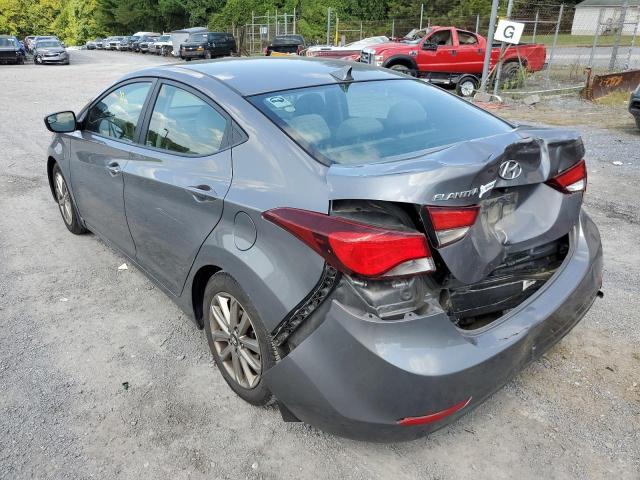 5NPDH4AE9EH509428 - 2014 HYUNDAI ELANTRA GRAY photo 3