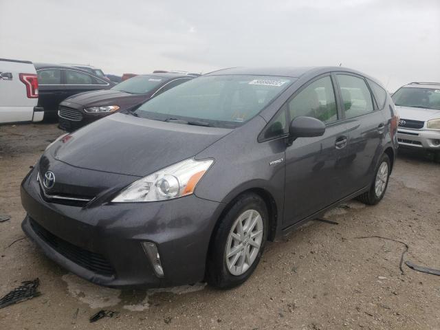 JTDZN3EU8EJ013599 - 2014 TOYOTA PRIUS V CHARCOAL photo 2