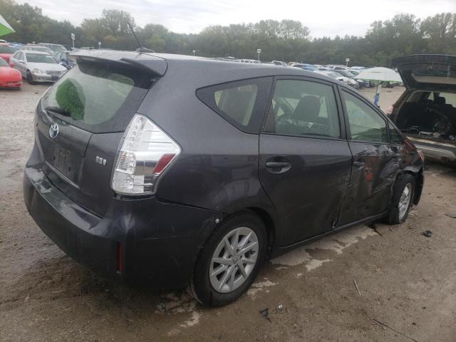 JTDZN3EU8EJ013599 - 2014 TOYOTA PRIUS V CHARCOAL photo 4