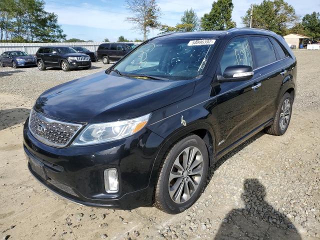 5XYKWDA71FG633071 - 2015 KIA SORENTO SX BLACK photo 2