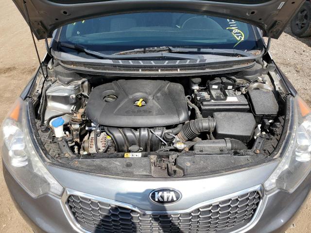 KNAFX4A88F5333492 - 2015 KIA FORTE EX GRAY photo 7