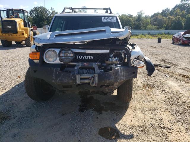 JTEBU11F170038154 - 2007 TOYOTA FJ CRUISER SILVER photo 9