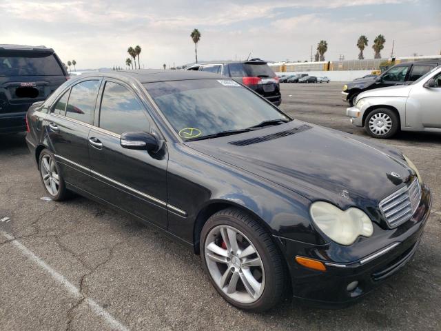 WDBRF54J26A824928 - 2006 MERCEDES-BENZ C 280 BLACK photo 1