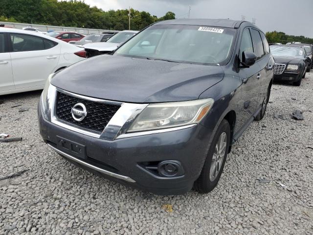 5N1AR2MN4DC652597 - 2013 NISSAN PATHFINDER GRAY photo 2