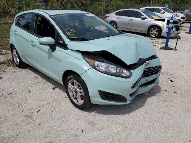 3FADP4EJ9JM133933 - 2018 FORD FIESTA SE GREEN photo 1